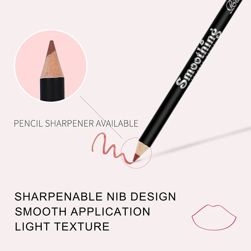 Ensemble de 12 crayon à lèvres professionnel et brillant à lèvres mat pour femmes Cadeaux de la Saint-Valentin