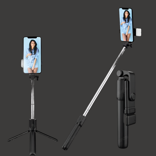Selfie Stick Trépied Extensible Sans Fil Bluetooth À Distance Portable Smartphone Trépied Support Pour iOS Android Téléphone