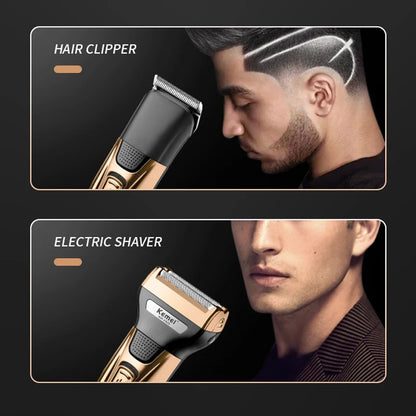 Kemei 3 en 1 Kit de rasage pour Hommes