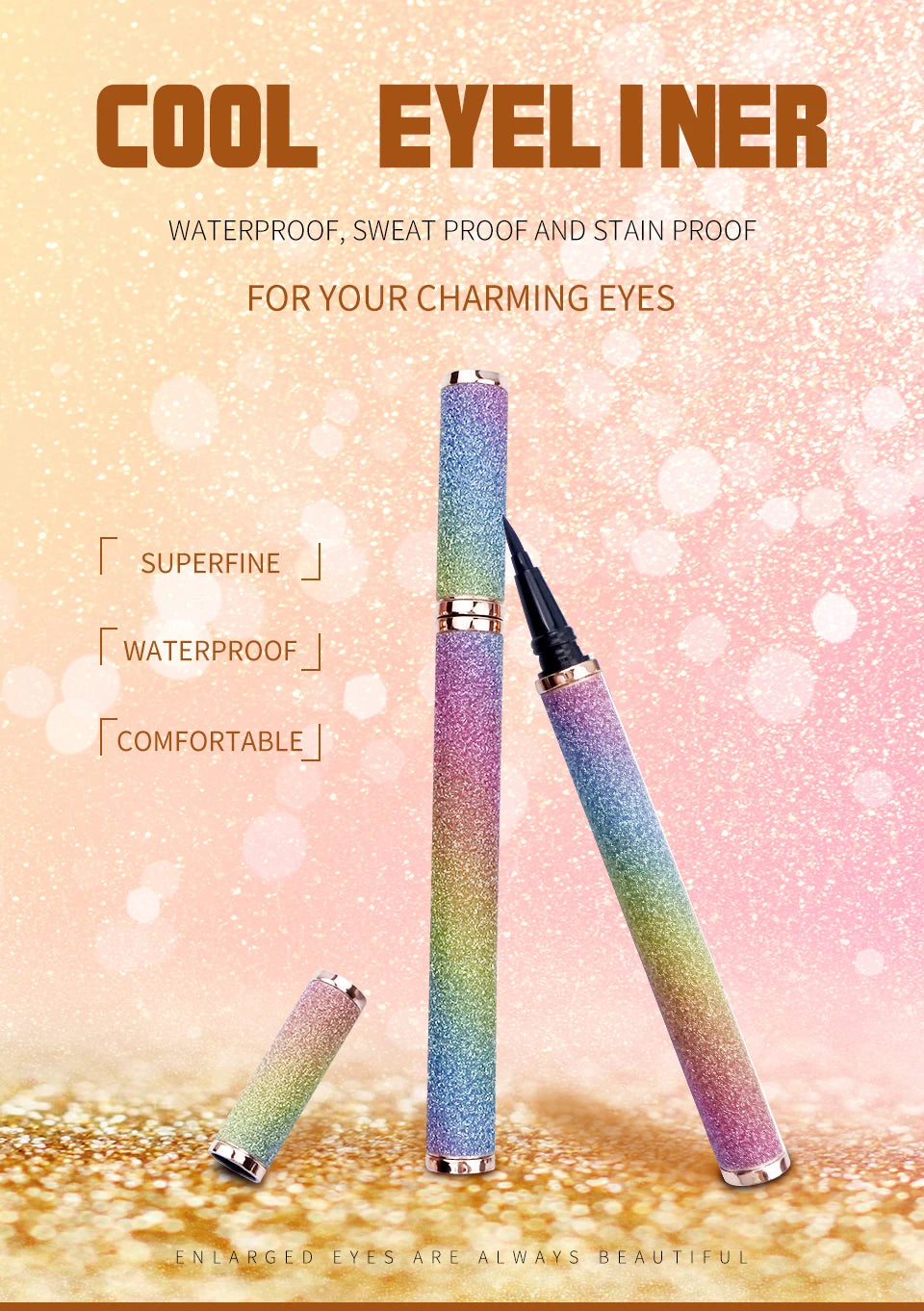 Maquillage Eyeliner  10/30pcs Magnetic Black Liquid Lash Glue Pen Cosmetics Eyeliner Pencil