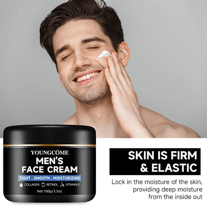 Crème Hydratante Collagène pour Hommes – Avec Rétinol & Vitamines