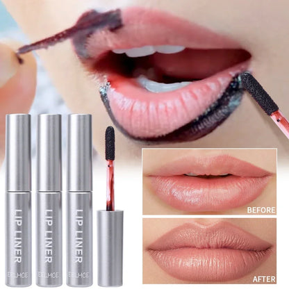 Crayon à lèvres imperméable Peel Off Tattoo Lipgloss Imperméable Longue durée Teinte pour les lèvres mates Contour brun Tear-off Lèvres Tache Cosmétique