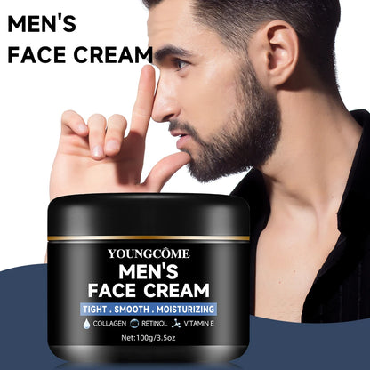 Crème Hydratante Collagène pour Hommes – Avec Rétinol & Vitamines
