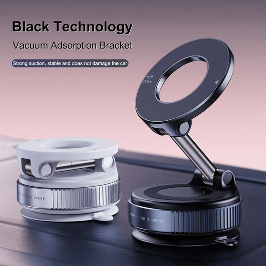 Pour le support de téléphone de voiture Magsafe 360 support. d'adsorption sous vide intelligent Support de pare-brise, magnétique stable