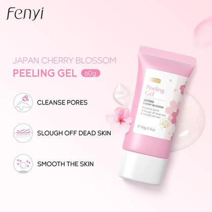 Gel exfoliant nettoyant en profondeur pour le visage LAIKOU, hydratant  60 g