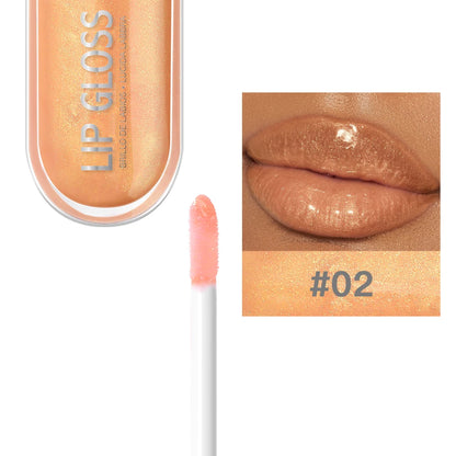 USHAS – Gloss à Lèvres Pailleté 12 Couleurs-Effet Diamant & Longue Tenue