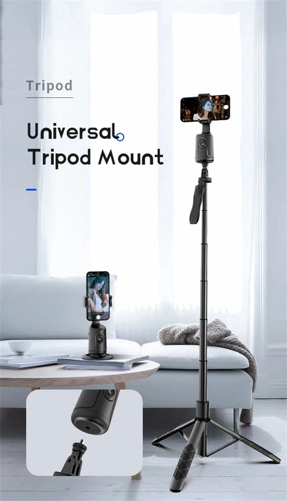 COOL DIER NEW P01 360 Rotation Gimbal Stabilizer AI Face Tracking Desktop Gimbal PTZ for Tiktok Smartphone Live