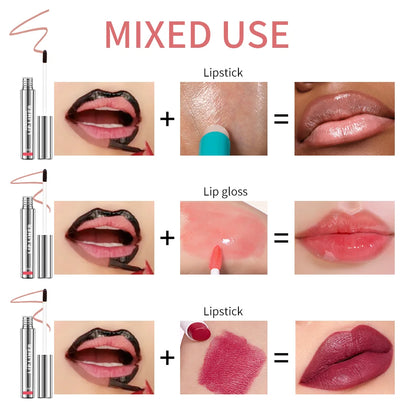 Crayon à lèvres hautement pigmenté Tatouage Matte Peel Off Améliorer le liner pour les lèvres Lasting Lip Stain Waterproof 4Colors Transfer-proof Lipstic
