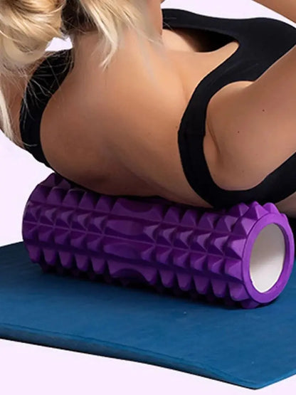 Rouleaux en mousse pour massage musculaire 30CM - Rouleau en mousse dorsale HAUTE densité pour le soulagement des maux de dos et la récupération musculaire dans les jambes et les bras