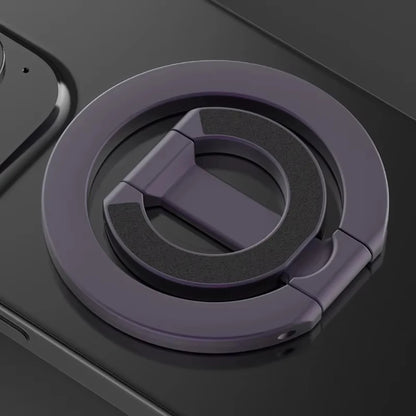 Support d'anneau de téléphone magnétique double face Support de téléphone portable pliable portable Support de voiture Accessoires de téléphone pour iPhone Huawei Xiaomi