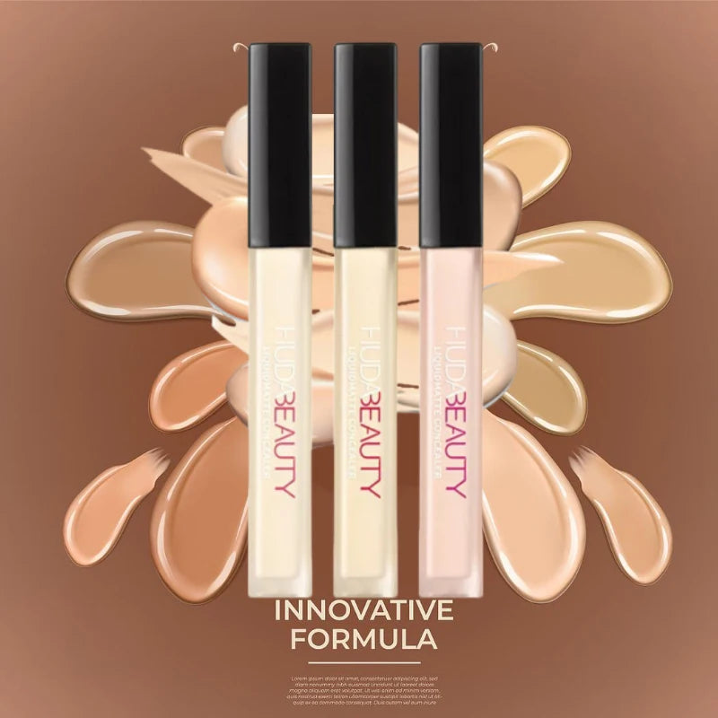 Face Liquid Concealer Rouges à lèvres Eyeliner Set HUDA Stick Shimmer Shine Maquillaje Ombre à paupières Maquillage étincelant Cosmétique