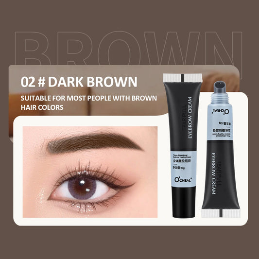 OCHEAL Gel à sourcils Peel Off Teinture naturelle Tatouage Imperméable Longue durée  colle à sourcils Maquillage des sourcils à séchage rapide