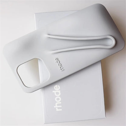 Étui de téléphone Rhode pour iPhone 16, 15, 14 Pro Max Plus, rouge à lèvres en silicone, motif toast expresso