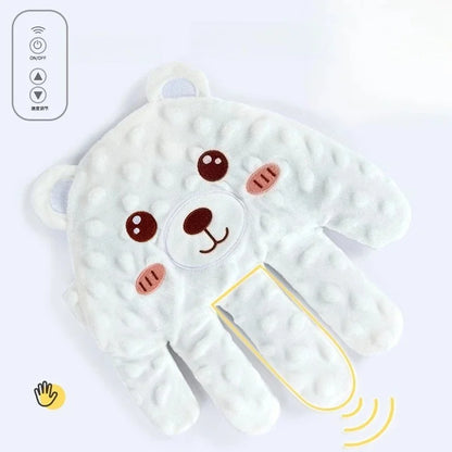 Cartoon Bear Baby Sleep Aid Newborn Soothing Pillow Comforting Hand Detachable with Remote for Comfortable Newborns Sleeping