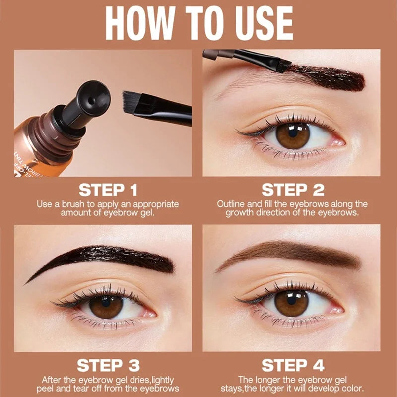 Gel à Sourcils Peel-Off Longue Tenue – Waterproof & Naturel (7 ml)