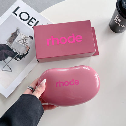 Sac de  portable en silicone avec miroir, rouge à lèvres, blush, hydratant, brillant à lèvres
