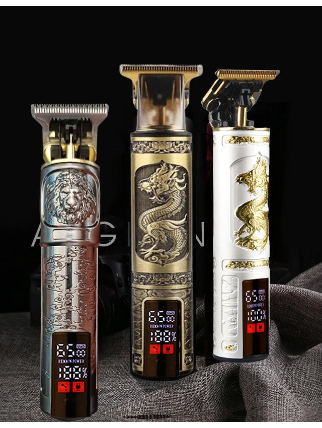 Rasoir Électrique Professionnel 3-en-1 pour Hommes  Tondeuse à barbe • Rasoir cheveux & contours • Style barber haute précision