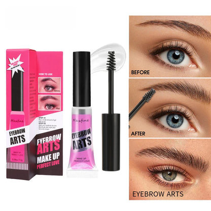 Gel à sourcils Long-durée Sourcils fixes Imperméable à séchage rapide Gel à sourcils transparent Maquillage pour les yeux