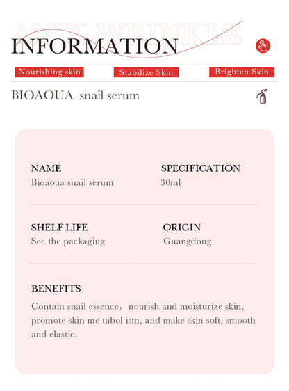 BIOAQUA – Sérum Visage Concentré à la Vitamine C, Rétinol & Acide Hyaluronique, Essence Anti-Âge Éclaircissante.