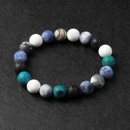 🌌 Bracelet Galaxie – 8 Planètes du Système Solaire & Étoile Gardienne