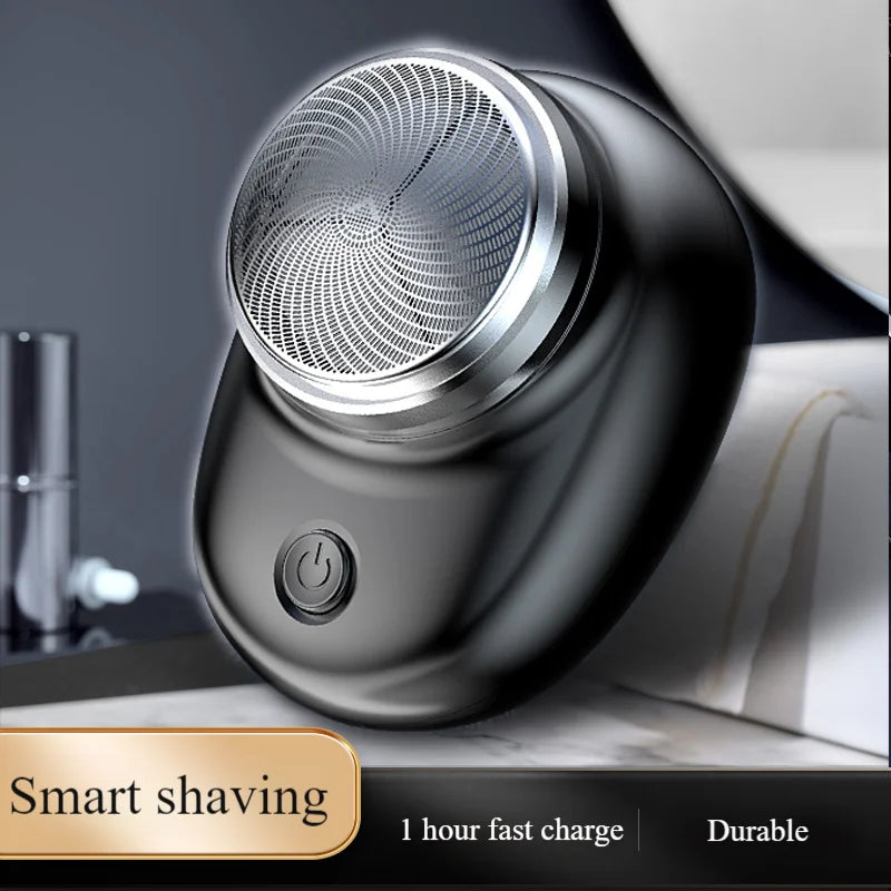 Mini Rasoir Électrique de Voyage – Rechargeable & Sans Fil  Tondeuse portable pour barbe et poils corporel