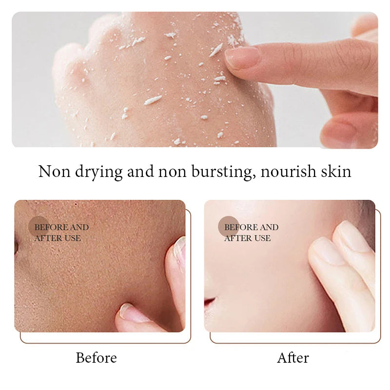 BIOAQUA Gel exfoliant pour le visage au riz blanc Hydratant Soins de la peau nourrissants Gommage pour le visage Crème pour le visage Exfoliants pour le visage Soins de la peau