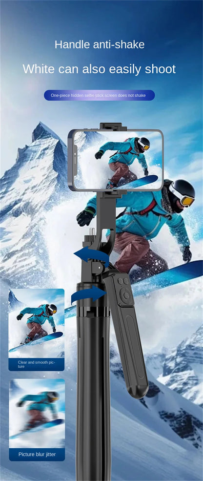 COOL DIER Nouveau trépied pour appareil photo de smartphone, support de trépied avec obturateur Bluetooth, supports de bâton de selfie sans fil avec support de téléphone