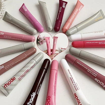 Skin Peptide Lip Liner Peel Tattoo Lipgloss Waterproof Long Lasting Matte Lip Tint Lean Contour Tear-off Lips Stain Cosmetic