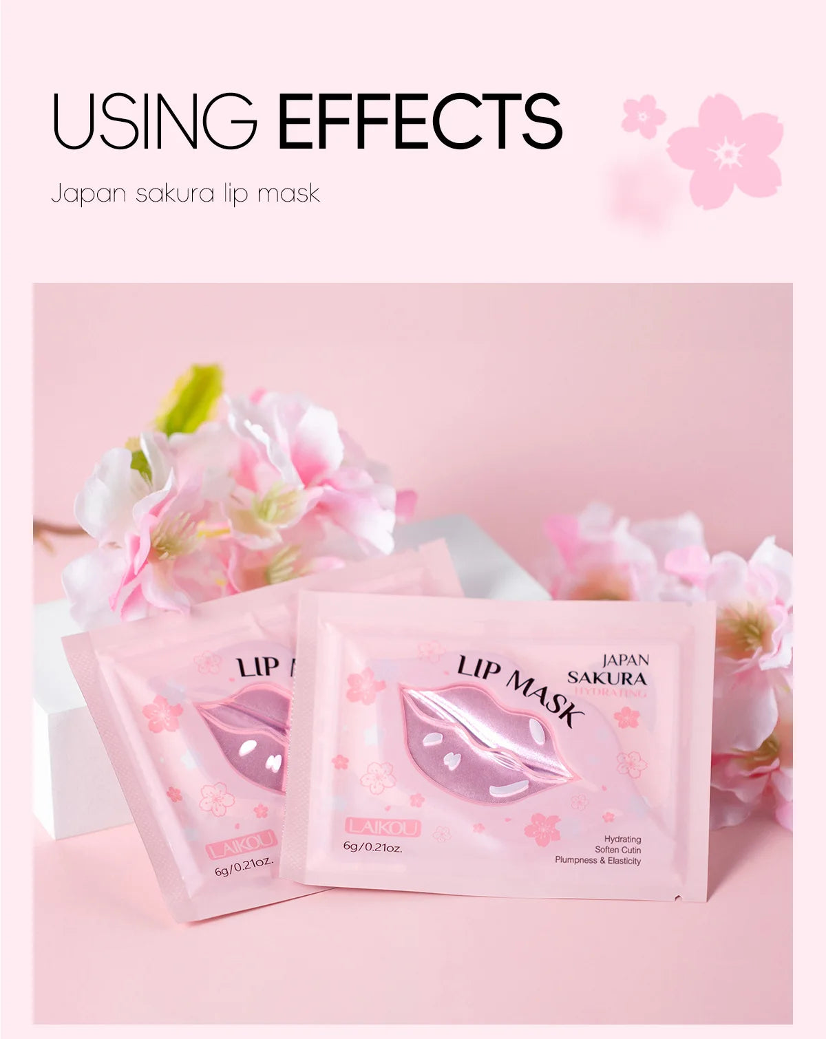 Masque pour les lèvres LAIKOU Sakura 6 g Hydratant