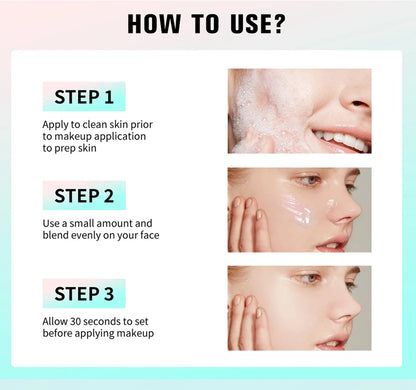 Power Grip Highly Moisturizing Makeup Base Isolation, maquillage naturel incolore