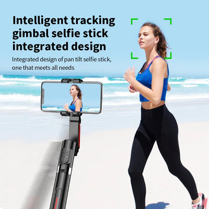 Stabilisateur d’intelligence 360 Rotation automatique Suivre le cardan, avec télécommande, selfie stabilisateur pour iPhone Android