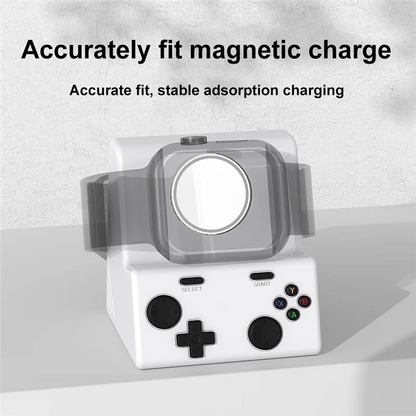 Support de chargeur pour montre connectée ABKN, station de charge en silicone pour montres séries 10, 9, 8, 7, 6 et 5