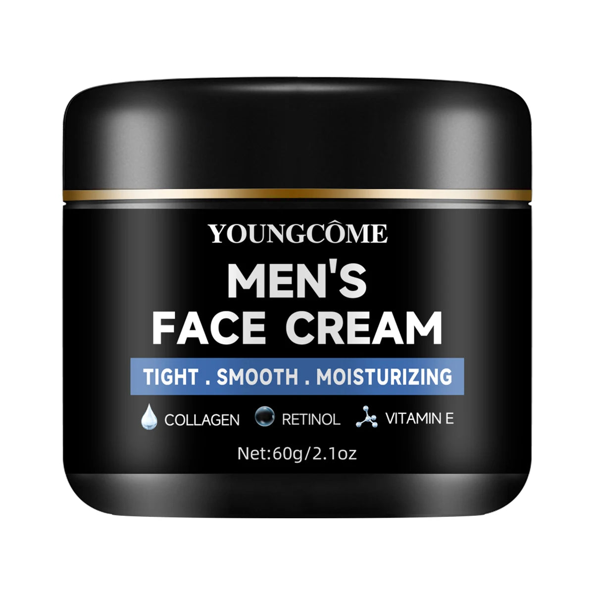 Crème Hydratante Collagène pour Hommes – Avec Rétinol & Vitamines