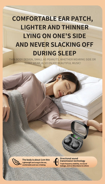 Xiaomi Mini sans fil Bluetooth 5.3 Casque Petits écouteurs Sommeil Travail Musique Sports Invisible HD HIFI Basse Qualité sonore Écouteurs