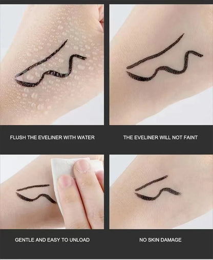 P.TWO.P Stamp Eyeliner Crayon 1 Pcs Double-end Imperméable À Séchage Rapide Longue Durée Eyeliner Liquide Maquillage Yeux Outil De Cosmétiques