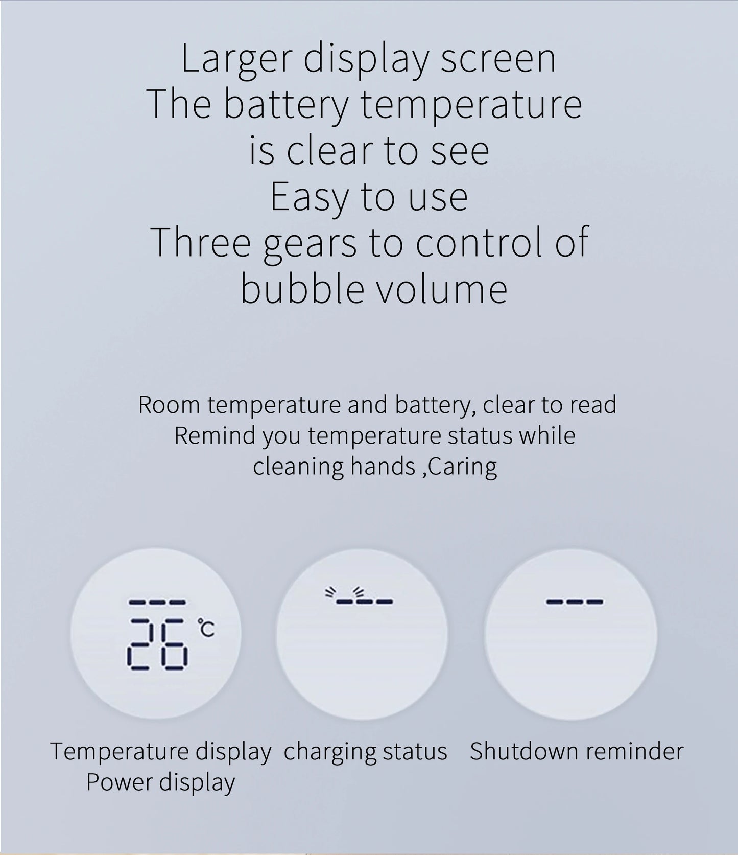 Distributeur de savon automatique mural multifonctionnel rechargeable USB Capteur infrarouge Distributeur de savon en mousse à affichage numérique LED