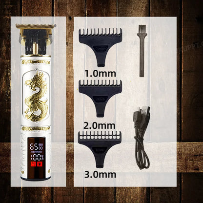 Rasoir Électrique Professionnel 3-en-1 pour Hommes  Tondeuse à barbe • Rasoir cheveux & contours • Style barber haute précision