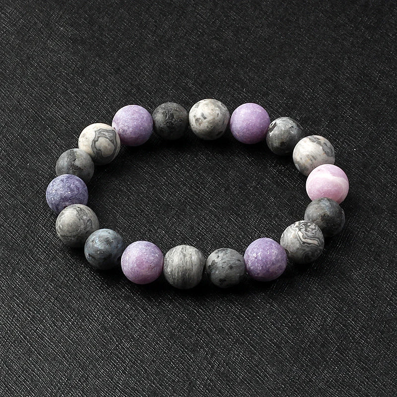 🌌 Bracelet Galaxie – 8 Planètes du Système Solaire & Étoile Gardienne