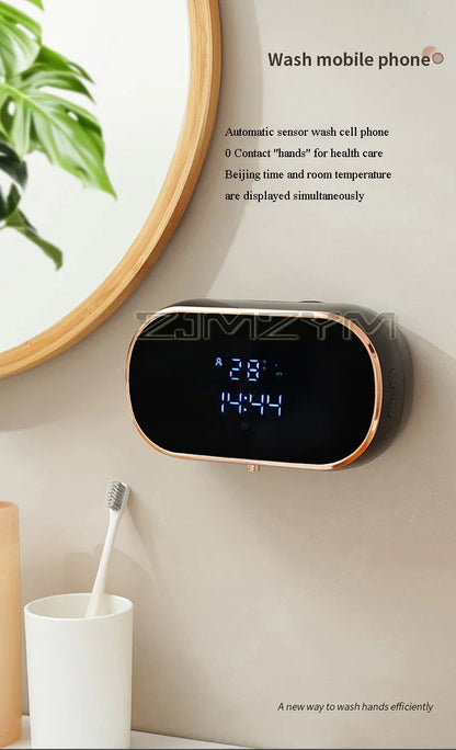 Distributeur de savon intelligent 350ML Distributeur automatique de avec USB Rechargeable