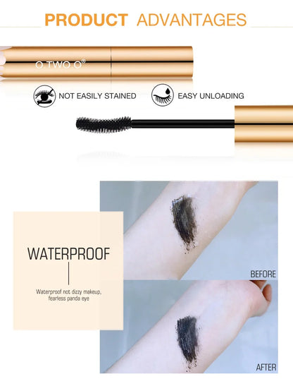 Mascara 3D Allongant Noir – Extension de Cils Effet Volume, Longueur et Définition