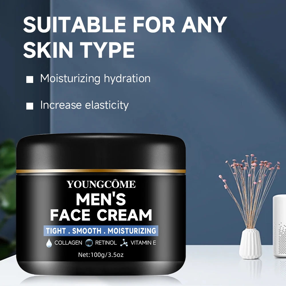 Crème Hydratante Collagène pour Hommes – Avec Rétinol & Vitamines