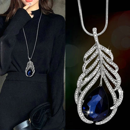 Collier Pendentif Fleur BYSPT – Couleur Argent & Imitation Perle