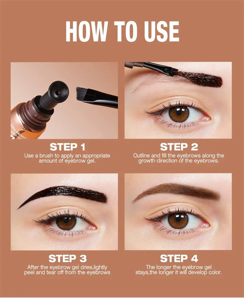 Gel à Sourcils Peel-Off Longue Tenue – Waterproof & Naturel (7 ml)