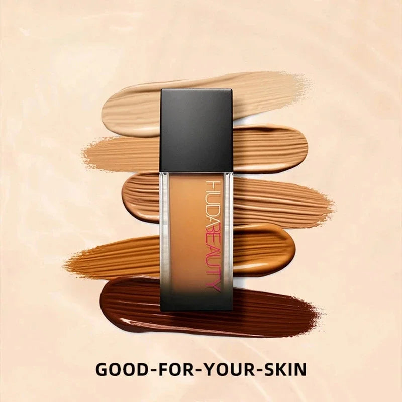 34ml HUDA Fond de teint liquide impeccable Correcteur mat Maquillage facial nourrissant longue durée Pores dissimulés Cosmétiques respirants