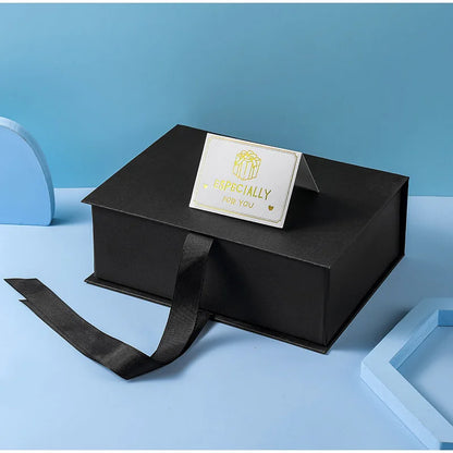 Coffret cadeau magnétique de luxe, coffret cadeau pliable, couvercle rabattable, coffret cadeau de Saint-Valentin