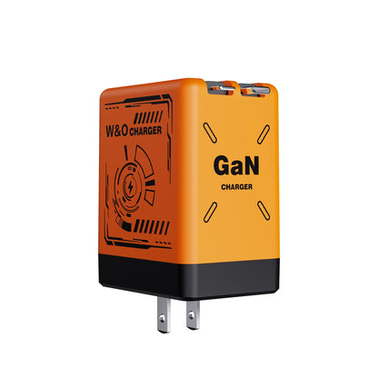 Chargeur 2-en-1 GaN 120W – Câble rétractable Type-C & Lightning | Adaptateur Portable Universel (F3)