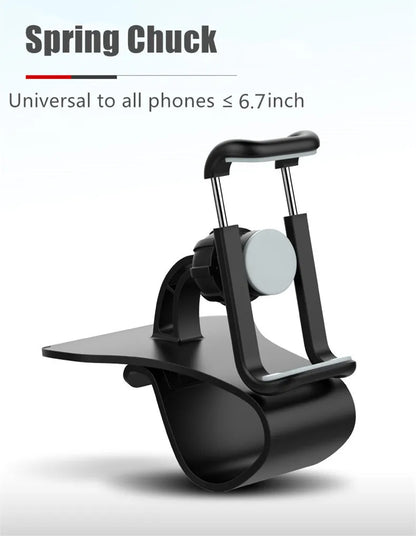 Support de téléphone de voiture rotatif 360 universels pour téléphone portable, tableau de bord de rack de voiture pour prise en main automatique