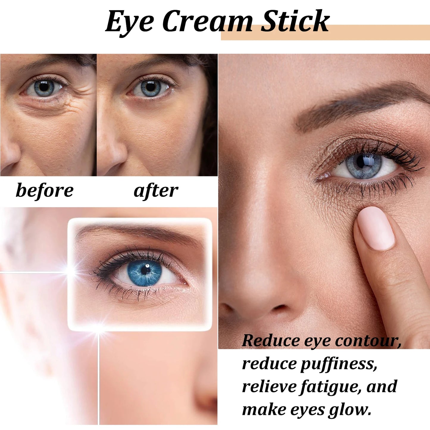 Crème contour des yeux à l'escargot en stick Collagène