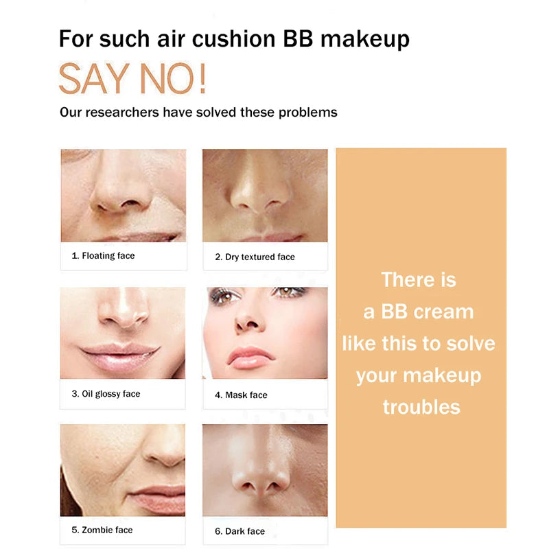 Air Cushion BB – Fond de teint fluide éclat naturel avec applicateur papillon