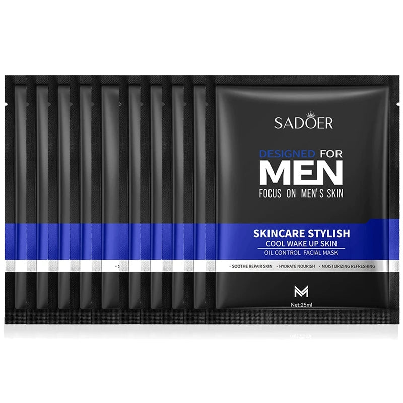 SADOER – Masque Visage pour Hommes, Hydratation intense • Anti-âge.